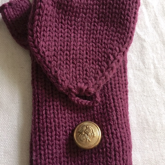 Fingerless mittens with flap arm warmers - Picture 4 of 9